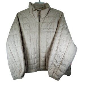 Bass Outdoor Beige Lightweight Oversize Puffer Jacket- Size XXL